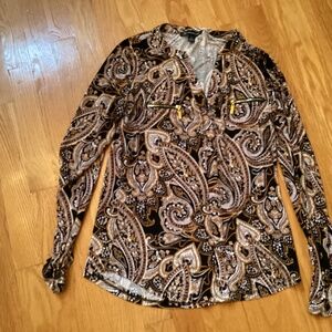 Ladies paisley blouse